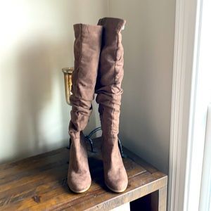 Carlos Santana Hazey over the knee boot